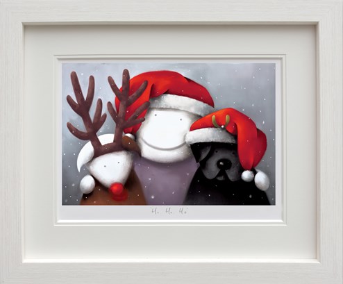 Ho Ho Ho by Doug Hyde - Framed Limited Edition on Paper